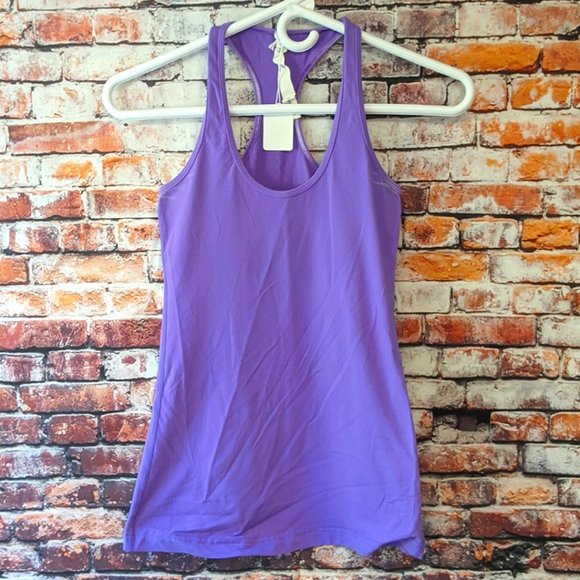 lululemon athletica Tops - LULULEMON Athletica Purple Racerback Tank Size 4